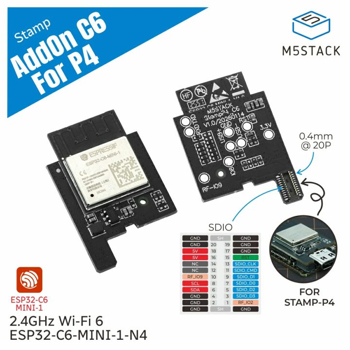 Stamp AddOn C6 for P4 Module Stamp AddOn C6 for P4 Module