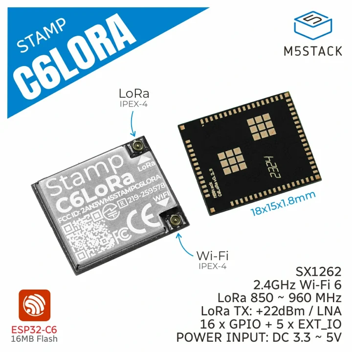 Stamp C6LoRa Overview