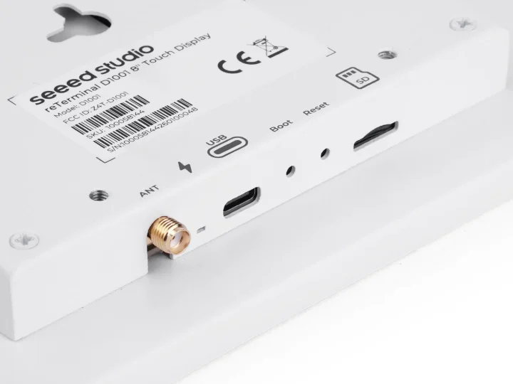 reTerminal D1001 ports antenna