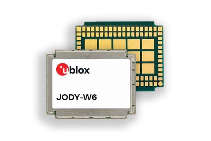 u-blox JODY-W6 tri band Wi Fi 6E module for industrial IoT