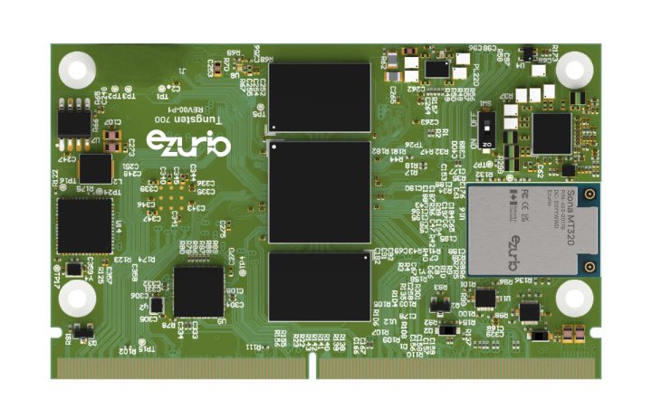 Ezudio Tungsten MediaTek Genio 700 SMARC system on module
