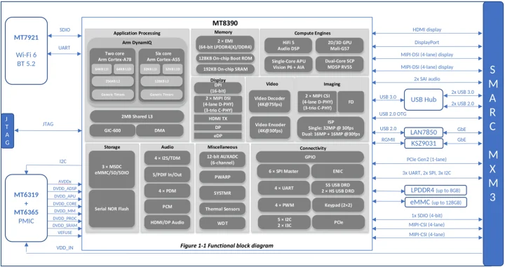 Ezurio Tungsten 700 block diagram