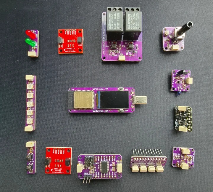 Hack The Board Qwiic modules
