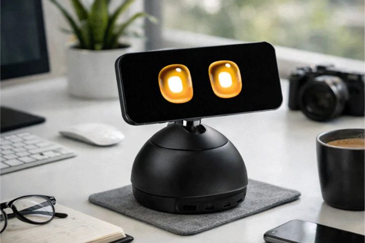 LOONA DeskMate An iPhone Powered AI Desk Robot