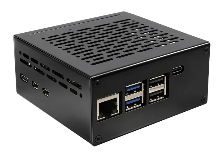Raspberry Pi 5 mini PC built in UPS