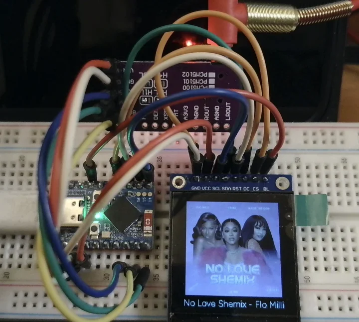 SendSpin audio receiver firmware media cover