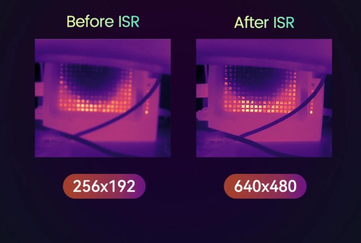 Sipeed T256s AI UVC thermal camera super resolution