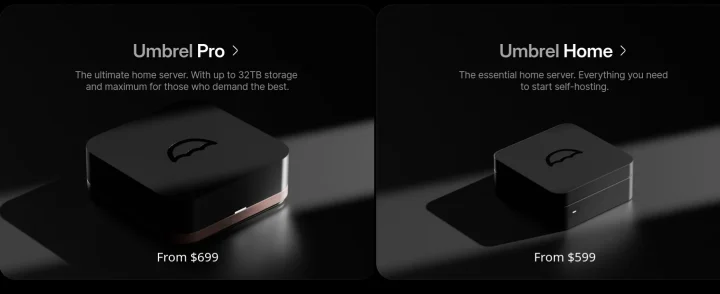 Umbrel Pro Umbrel Home Umbrel Pro Umbrel Home