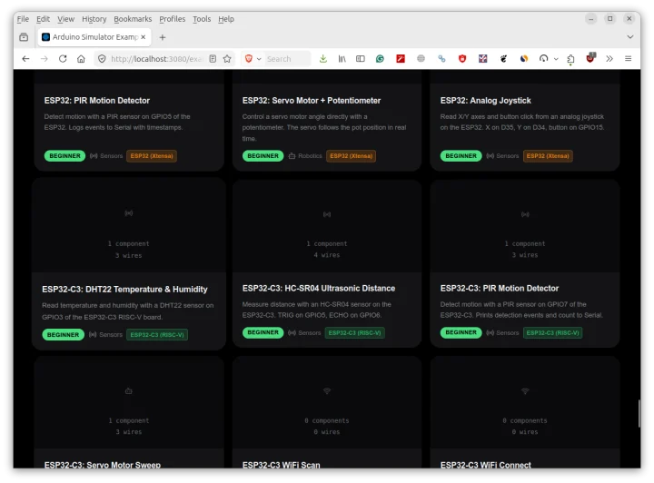 Velxio ES32 Examples