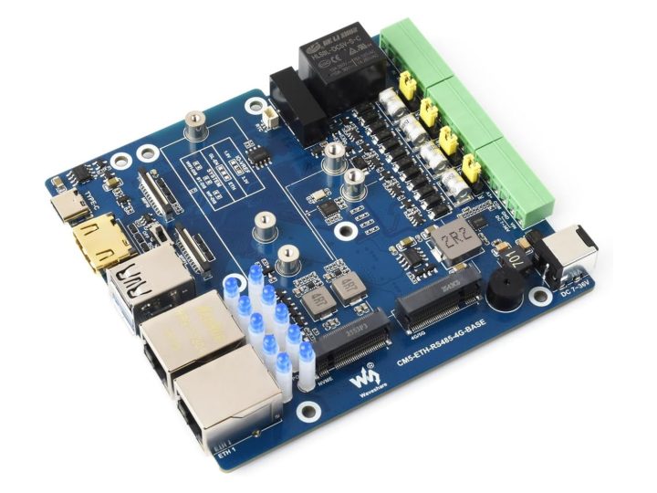 Waveshare CM5-ETH-RS485-4G-BASE Waveshare CM5-ETH-RS485-4G-BASE