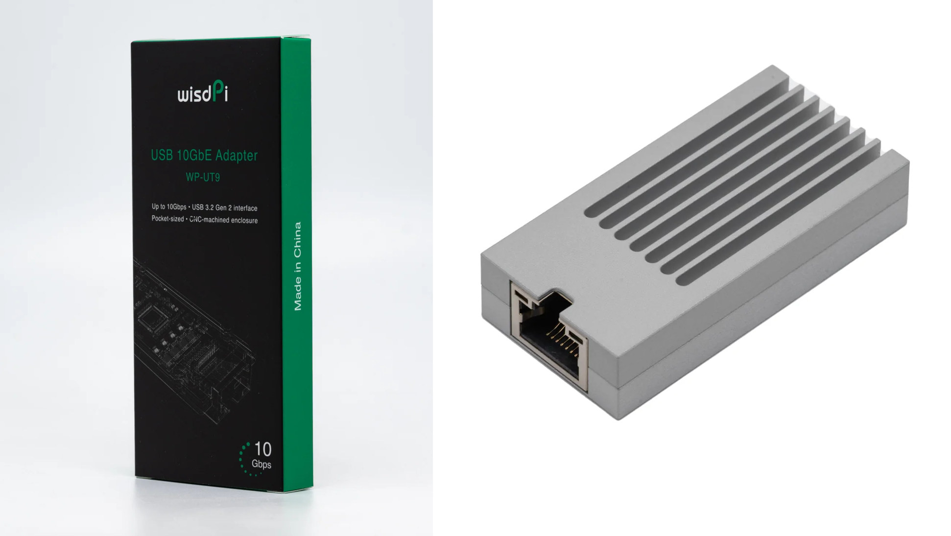 WisdPi WP UT9 10GbE USB 3.2 adapter