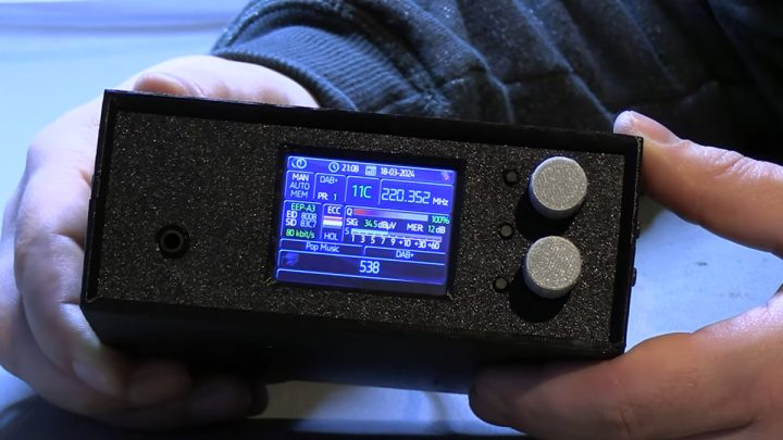 open source hardware ESP32 DAB receiver