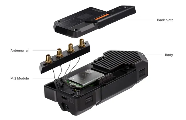 4G LTE M2 module installation