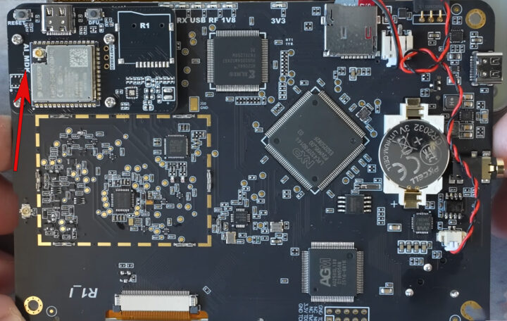 AI MDK module attached on the back