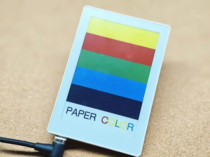 Arduino M5Stack Paper Color demo