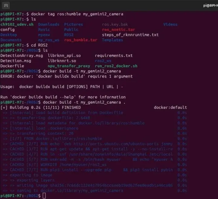 Banana P BPI OM7 Ubuntu Docker installation