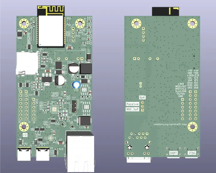 ESP32-C5 V2X 802.11p board