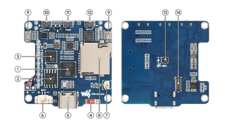 ESP32-S3 Touch AMOLED 2.16 board ESP32-S3 Touch AMOLED 2.16 board