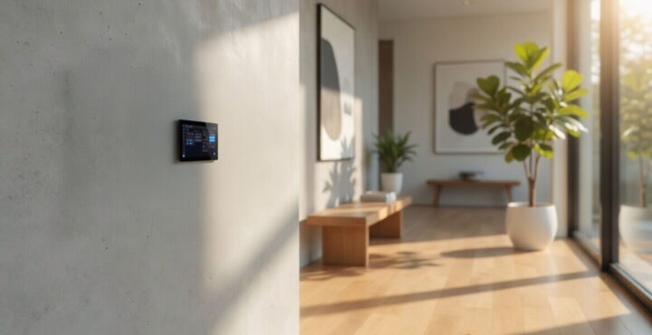 HAUI 3Gang 7in Display Wall Mount Dashboard Attached to wall