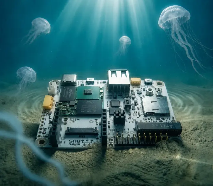 Jellectronica demo Synaptics Coralboard