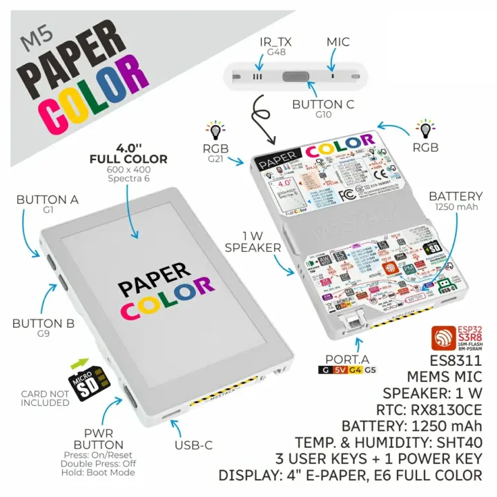 M5Stack PaperColor