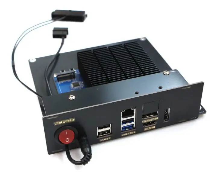 Mini-ITX case for the ODROID-H5 Mini-ITX case for the ODROID-H5