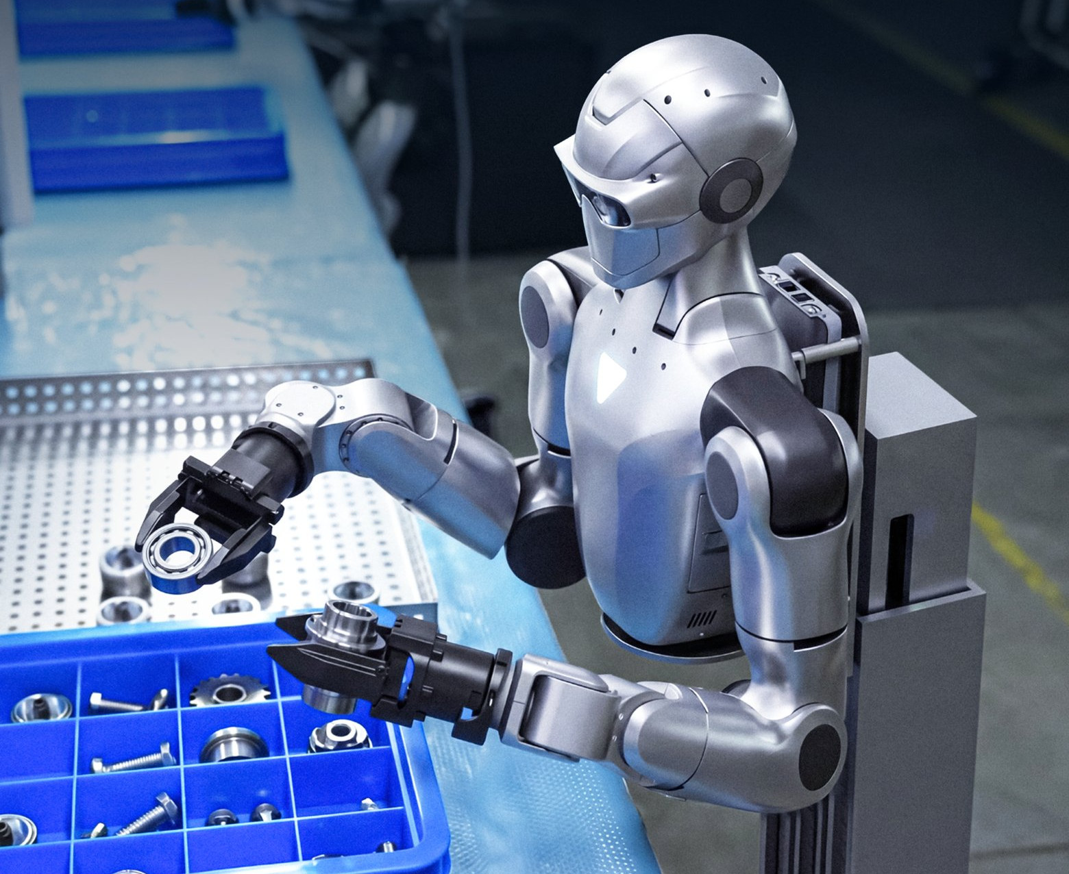 Unitree R1-A7 dual arm humanoid robot