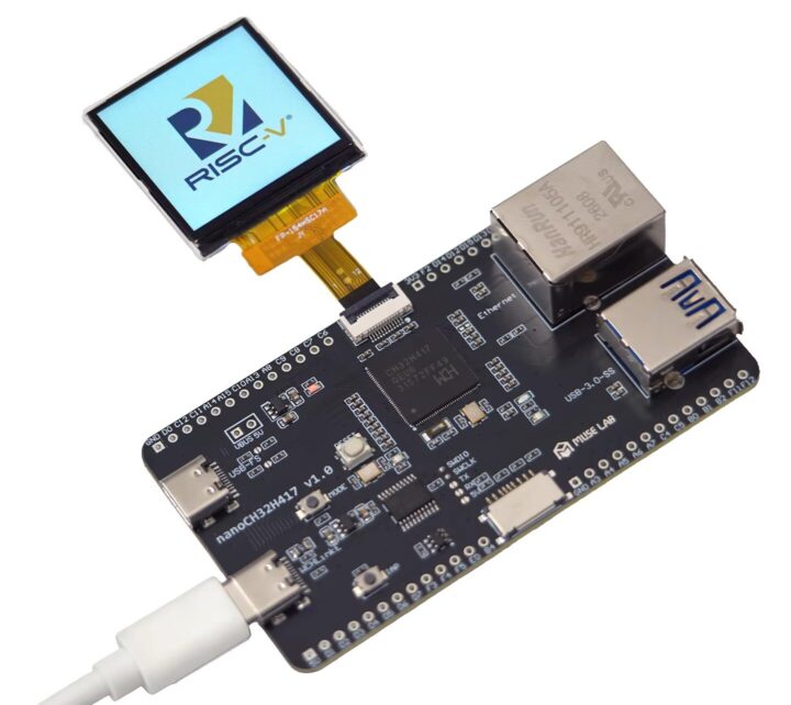 nanoCH32H417 Development Board with Displa nanoCH32H417 Development Board with Displa