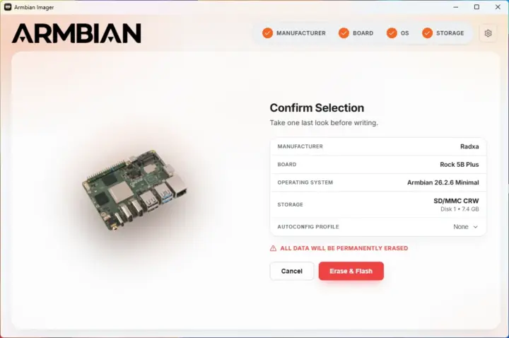 Armbian Imager 2.0 WIndows 11 Armbian Imager 2.0 WIndows 11