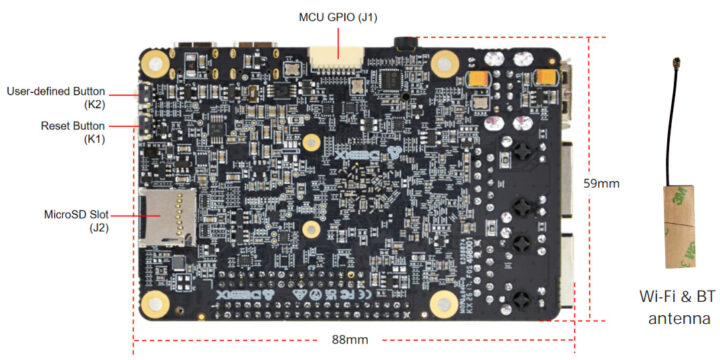 DEBIX T62P-01Industrial SBC bottom Interfaces