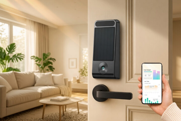 DESLOC V150 Plus Low Light Self Charging Solar Smart Lock
