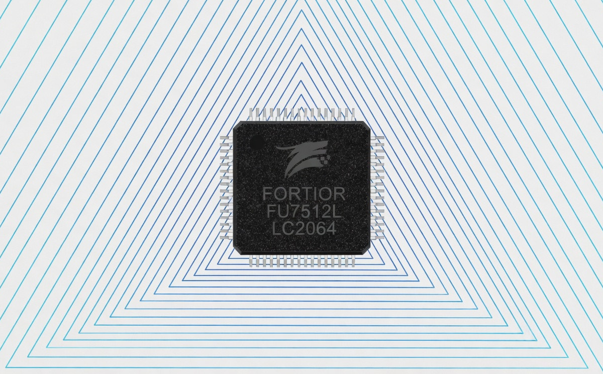 Fortior FU75xx RISC V motor control microcontroller