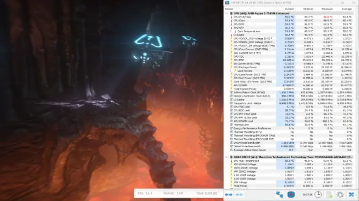 GEEKOM A7 2026 Edition CPU temperature 3Dmark Fire Strike GEEKOM A7 2026 Edition CPU temperature 3Dmark Fire Strike