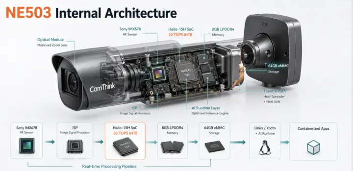 Hailo 15H 4K AI camera