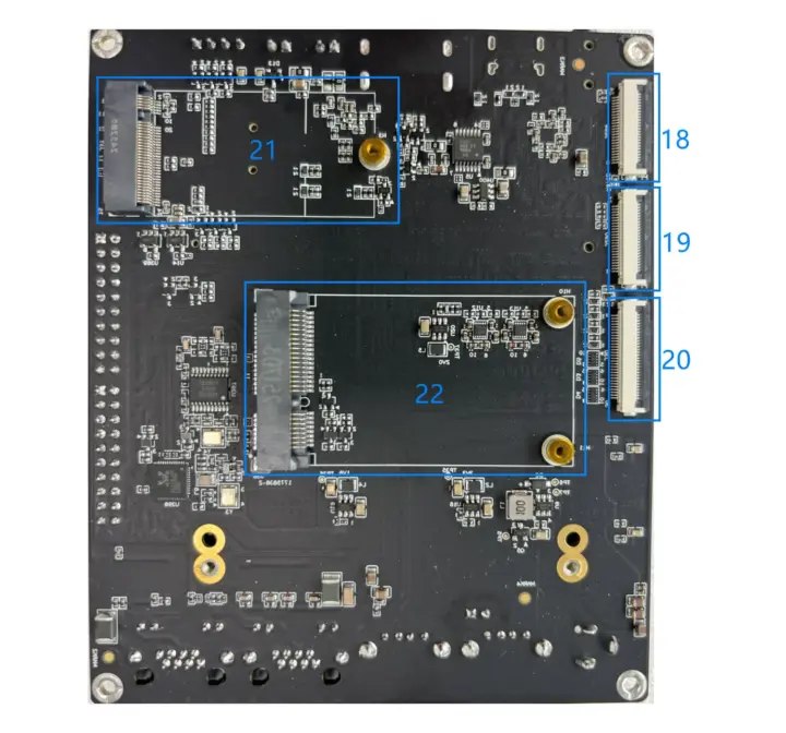 M2 mPCIe sockets Zhihe A210 development board M2 mPCIe sockets Zhihe A210 development board