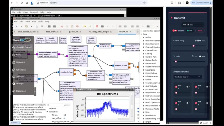 QuadRF software