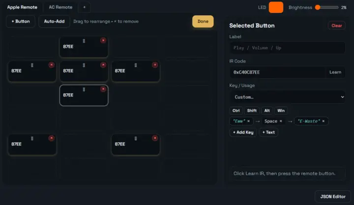 TossedTheTVKeptTheRemote web UI