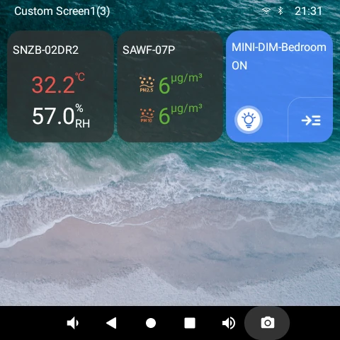 custom screen custom screen