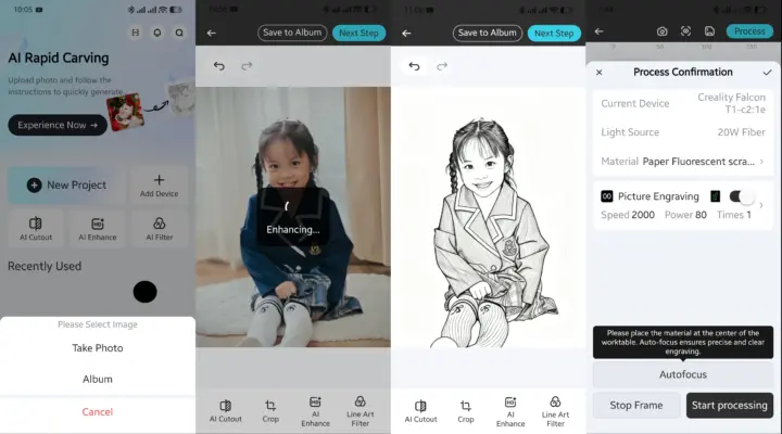 AI Falcon Design Space Mobile app AI Falcon Design Space Mobile app