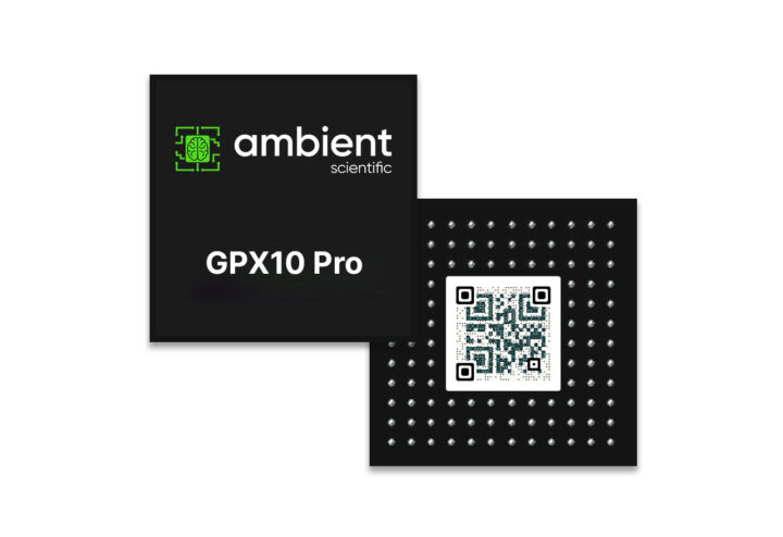 Ambient Scientific GPX10 Pro Cortex M4 MCU always on embedded AI