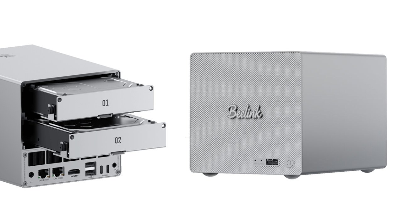 Beelink ME Pro 2 Bay AI NAS Mini PC Intel Wildcat Lake 304