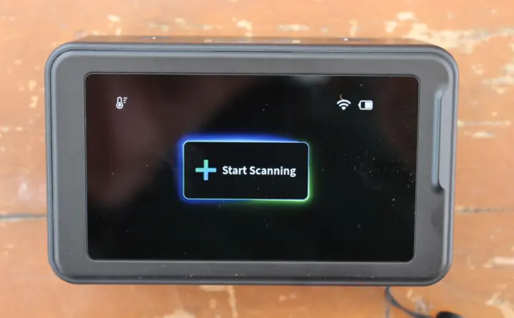 Creality Pika Start Scanning Creality Pika Start Scanning