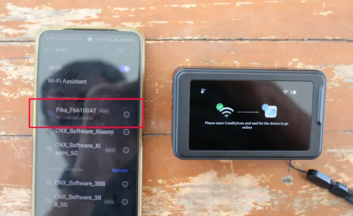 Creality Pika WiFi Android Smartphone connection Creality Pika WiFi Android Smartphone connection