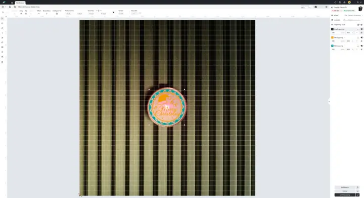 Falcon Design Space fiber coin Falcon Design Space fiber coin