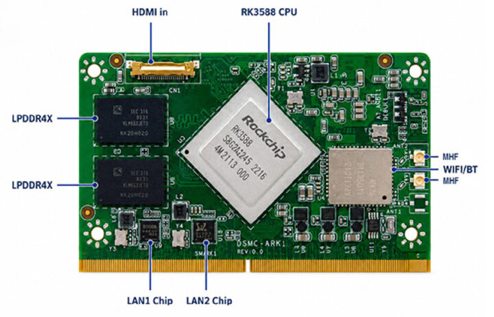 Jetway SMC-ARK1 SMARC module front
