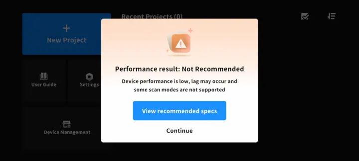 OPPO A98A 5G Creality Scan app OPPO A98A 5G Creality Scan app