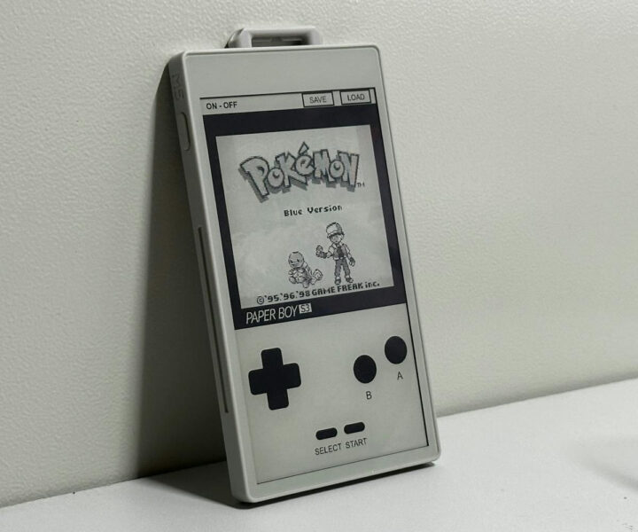 PaperBoy E Ink ESP32 S3 Gameboy emulator