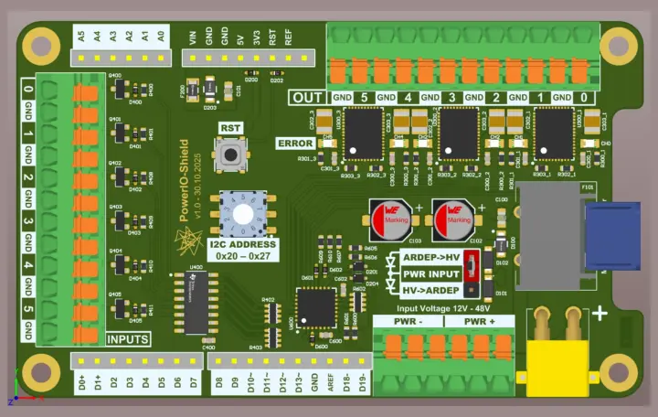 Power IO Shield Power IO Shield