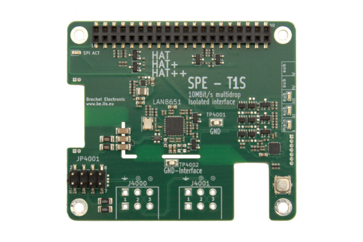 Raspberry Pi 10BASE T1S SPE HAT Raspberry Pi 10BASE T1S SPE HAT