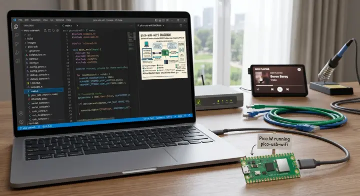 Raspberry Pi Pico W USB WiFi adapter Raspberry Pi Pico W USB WiFi adapter
